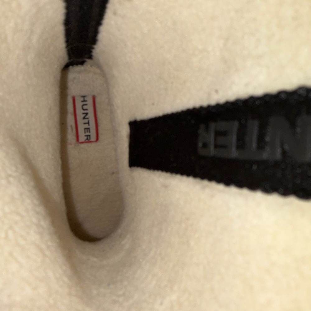 Hunter Boots | Women's Insulated Roll Top Webbing Vegan Shearling | Size US 7 - Picture 5 of 8